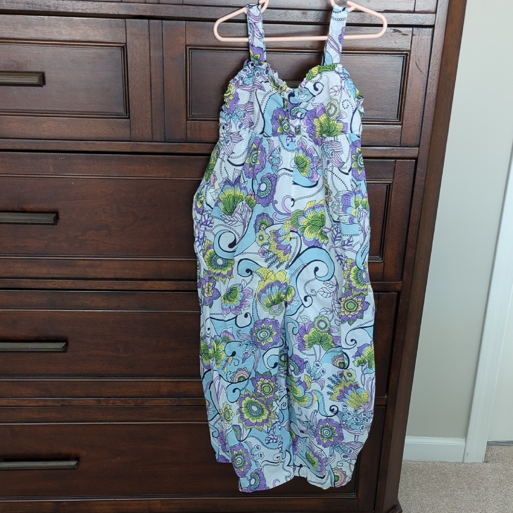 Janie and Jack Blue and Green Casual Dress